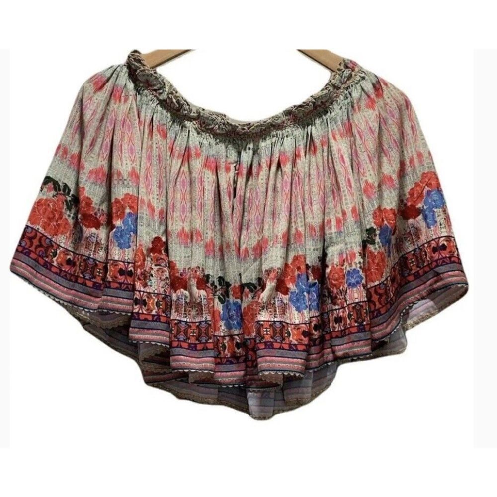 Like new Bhanuni By Jyoti
Antrhopologie Printed Off-Shoulder
Crop Top Sz M - Picture 6 of 7